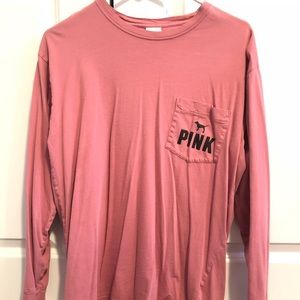 Brand Pink long sleeve tee